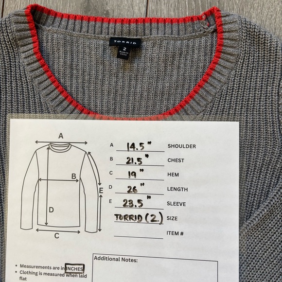 TORRID pullover plus size 2x casual crewneck sweater - Picture 9 of 10